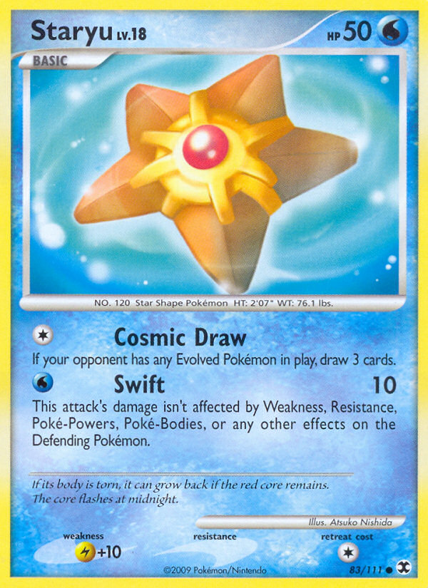 Staryu — illustrated card