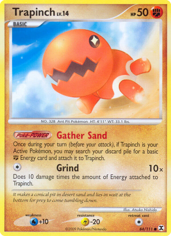 Trapinch — illustrated card