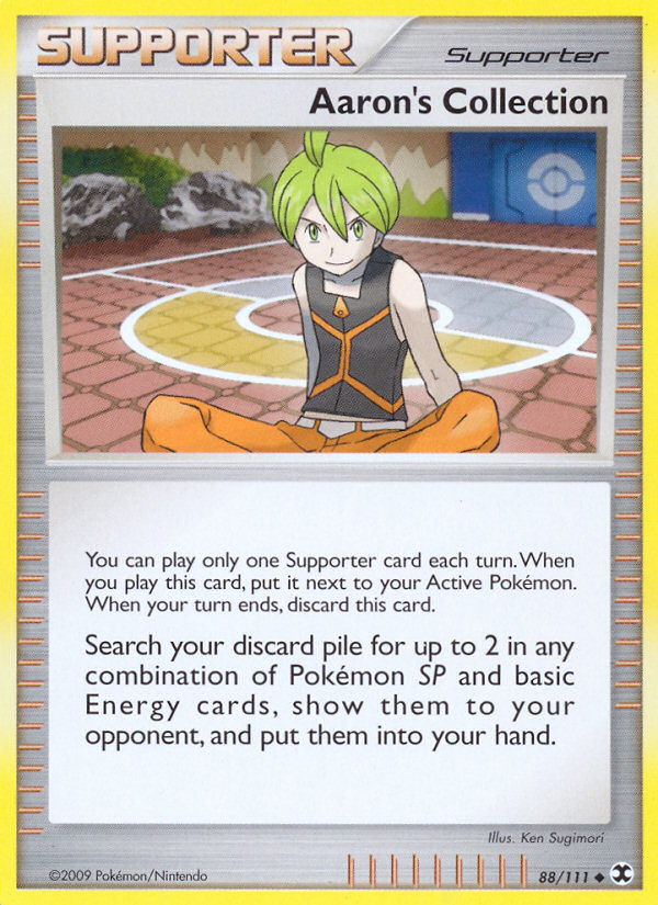 Aaron's Collection — illustrated card