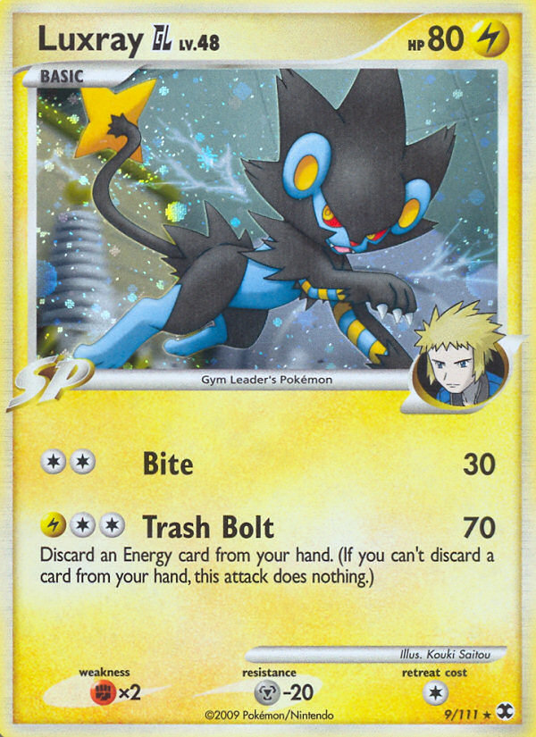 Luxray GL — illustrated card