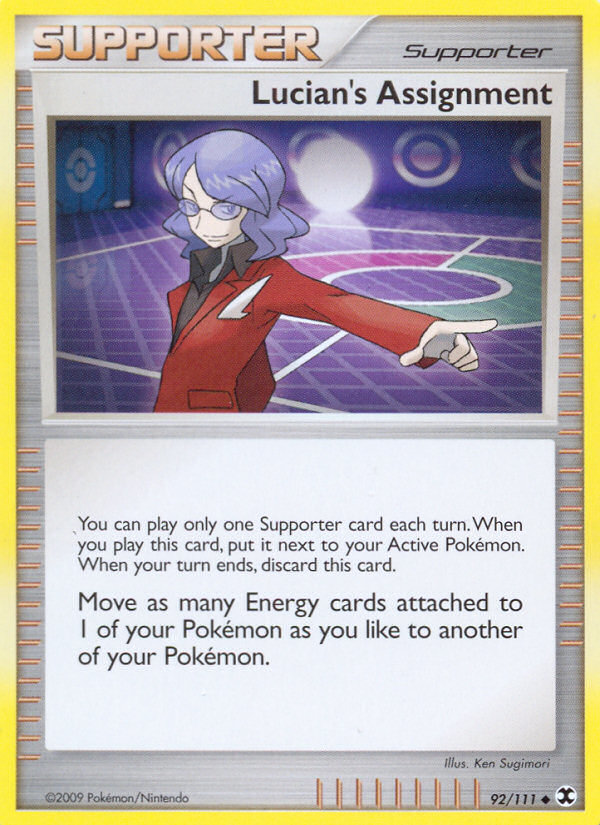 Lucian's Assignment — illustrated card