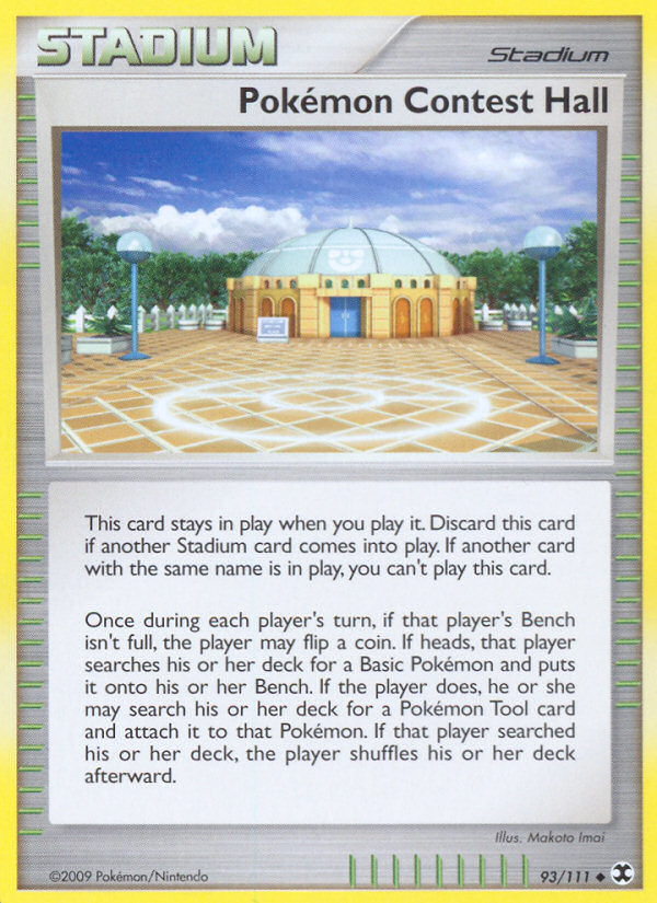 Pokémon Contest Hall — illustrated card