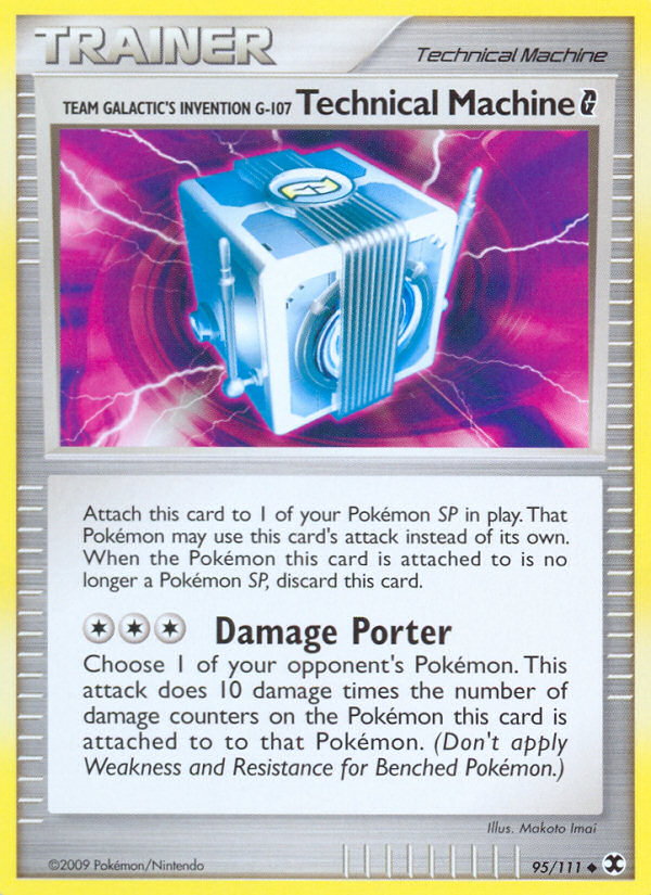 Team Galactic's Invention G-107 Technical Machine G — illustrated card