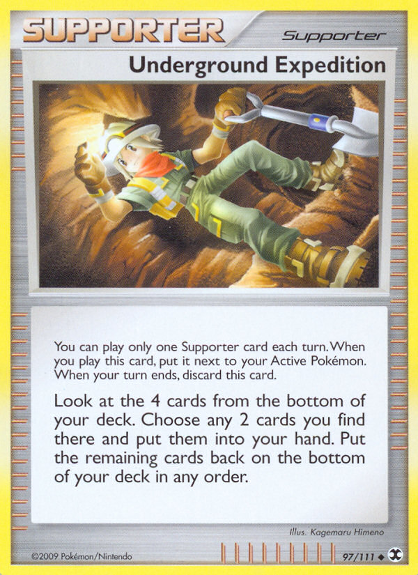 Underground Expedition — illustrated card