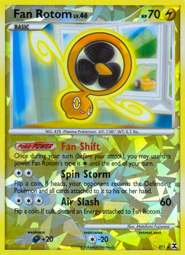 Fan Rotom — illustrated card