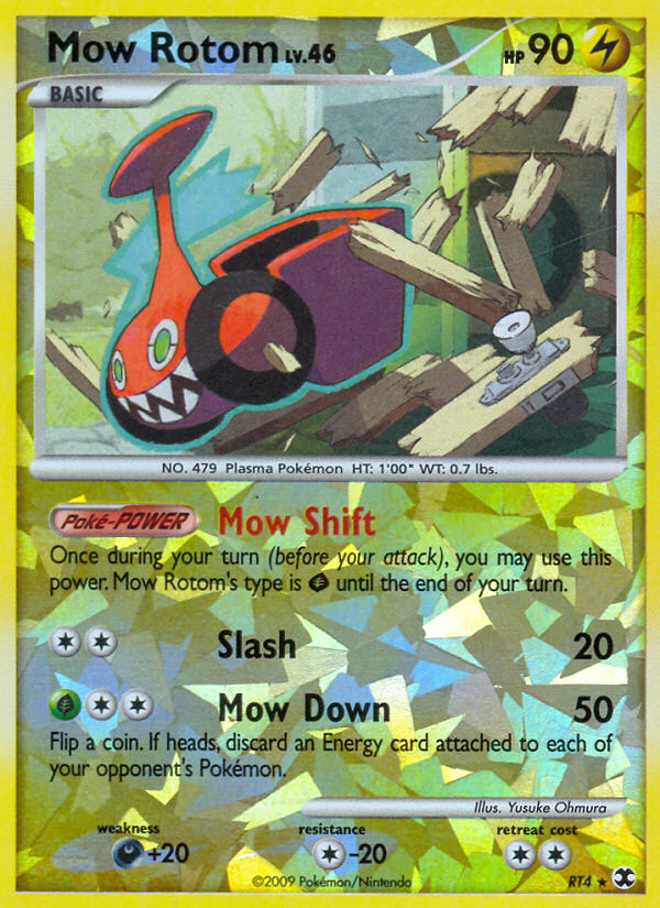Mow Rotom — illustrated card