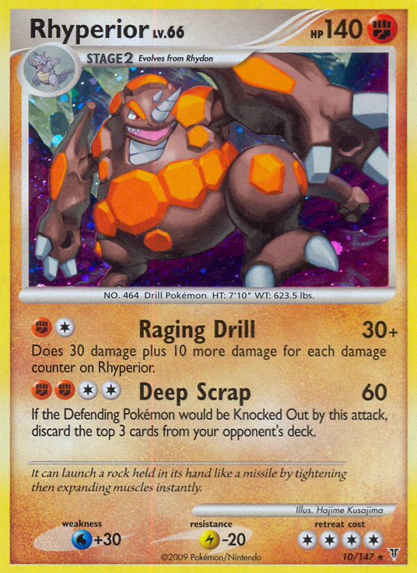 Rhyperior — illustrated card