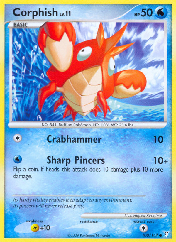 Corphish — illustrated card
