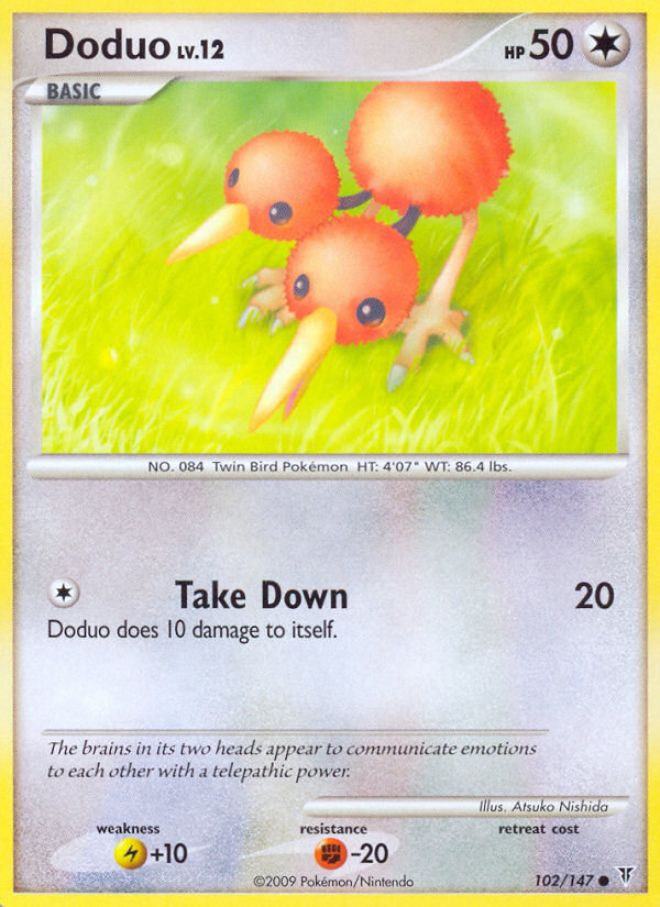 Doduo — illustrated card