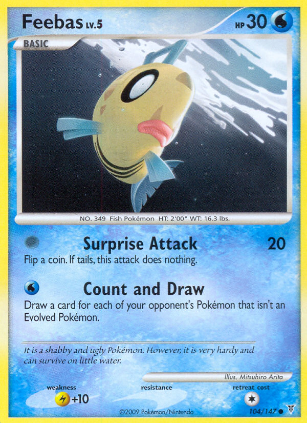 Feebas — illustrated card