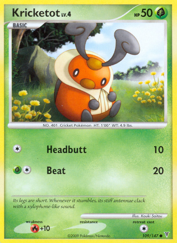 Kricketot — illustrated card