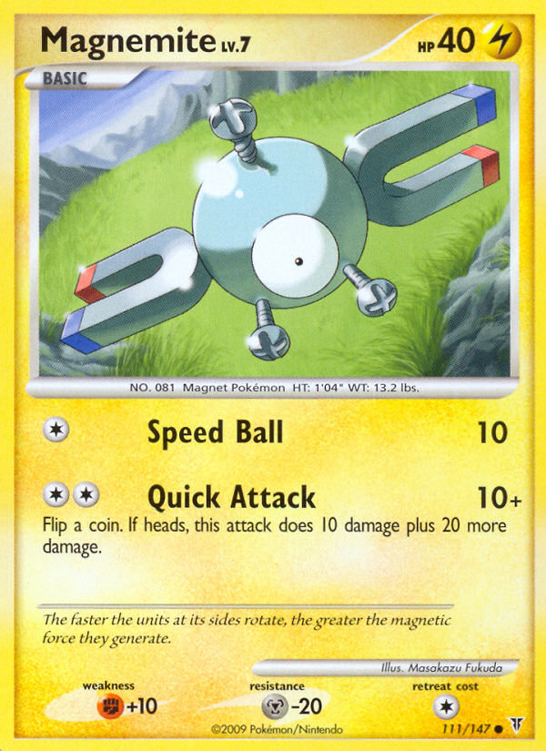 Magnemite — illustrated card