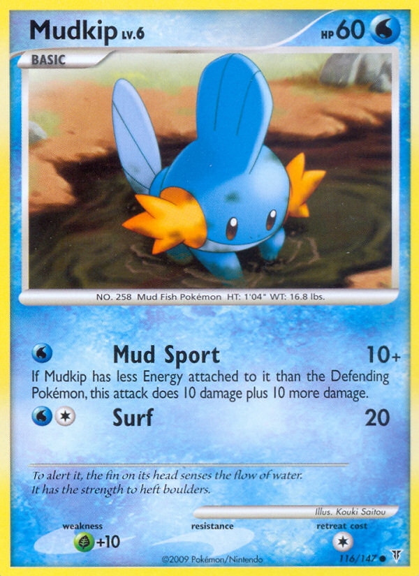 Mudkip — illustrated card