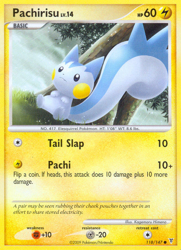 Pachirisu — illustrated card