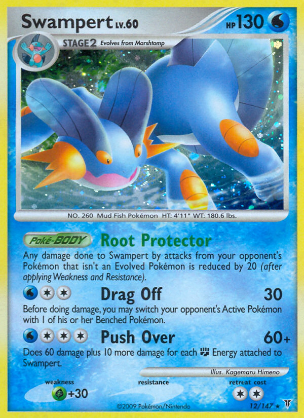 Swampert — illustrated card