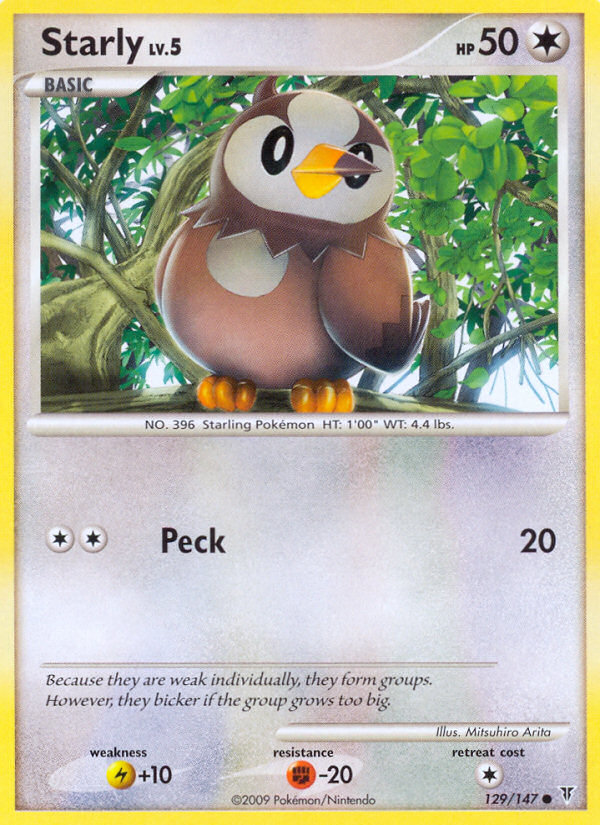 Starly — illustrated card
