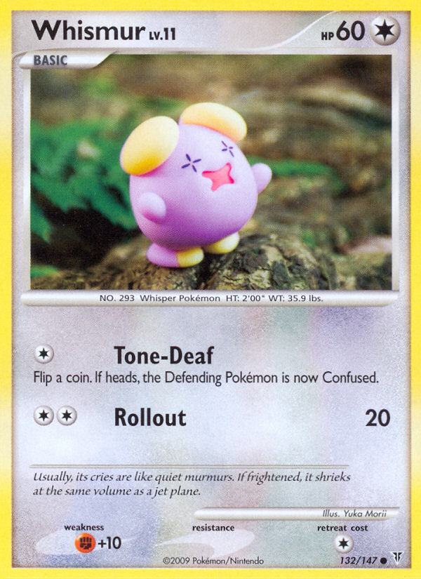 Whismur — illustrated card