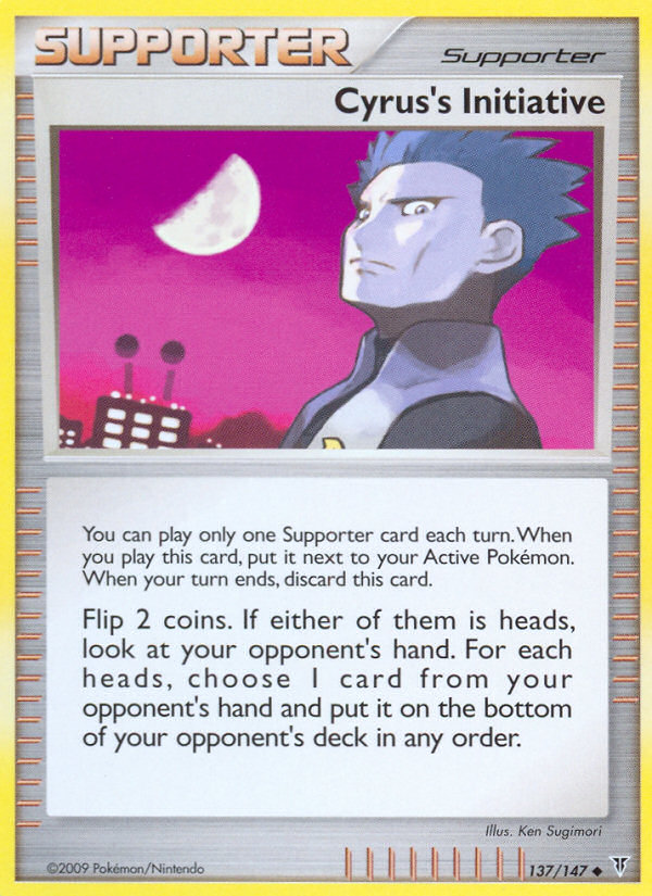 Cyrus's Initiative — illustrated card