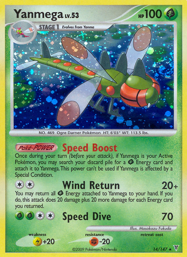 Yanmega — illustrated card