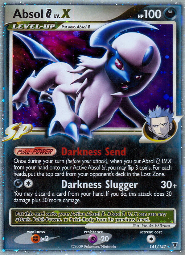 Absol G LV.X — illustrated card