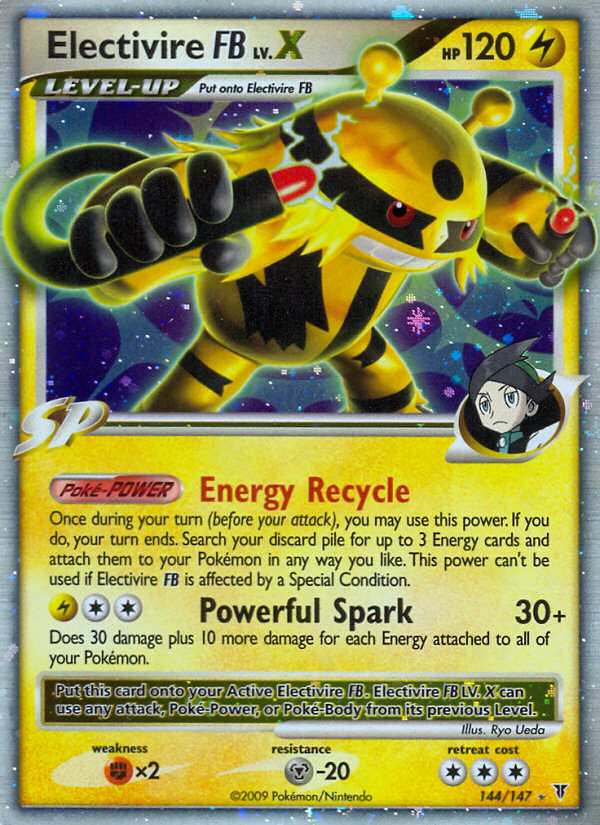 Electivire FB LV.X — illustrated card