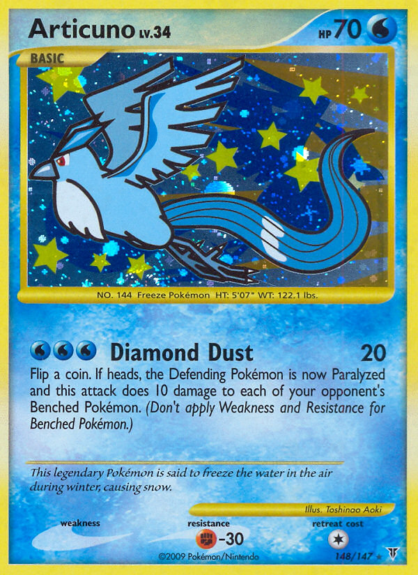 Articuno — illustrated card