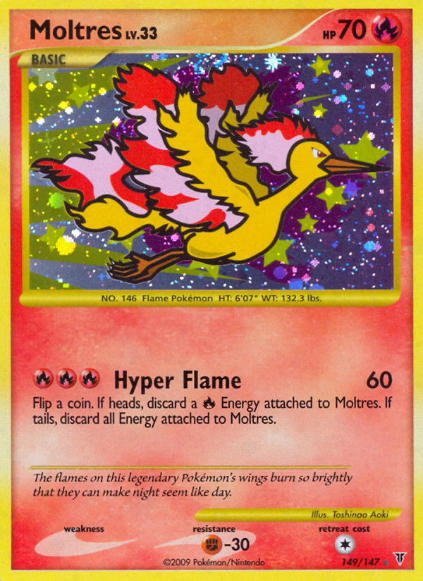 Moltres — illustrated card