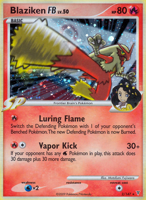 Blaziken FB — illustrated card
