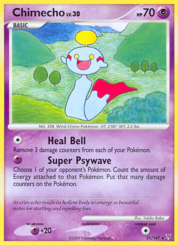 Chimecho — illustrated card