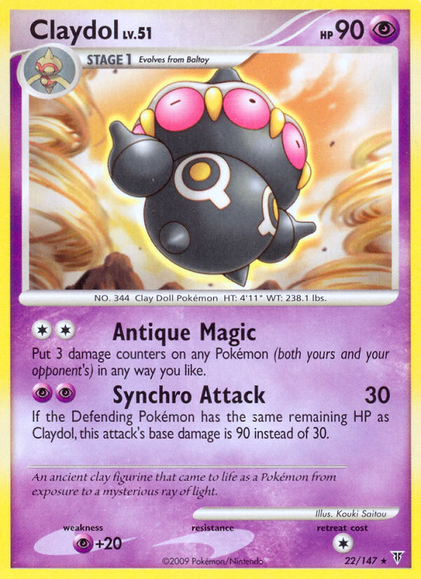 Claydol — illustrated card
