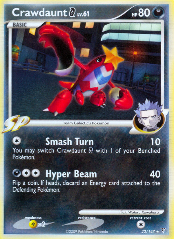Crawdaunt G — illustrated card