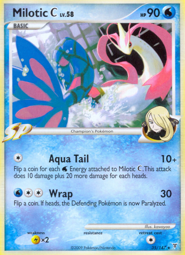 Milotic C — illustrated card