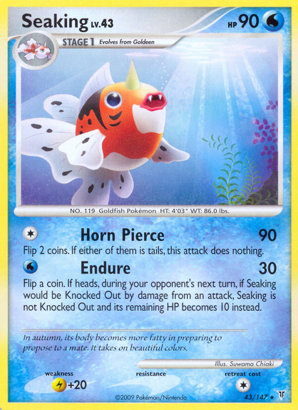 Seaking — illustrated card