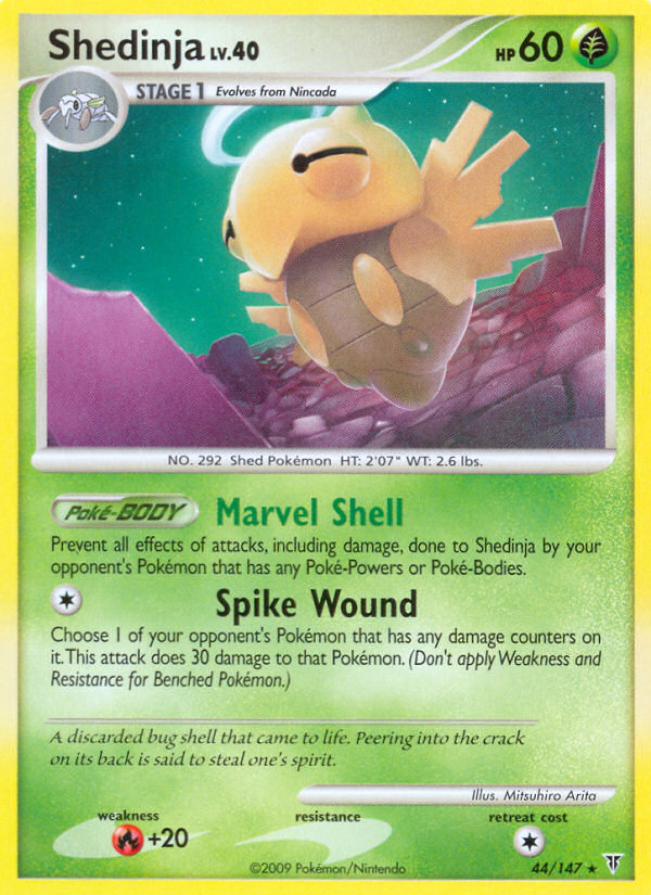 Shedinja — illustrated card