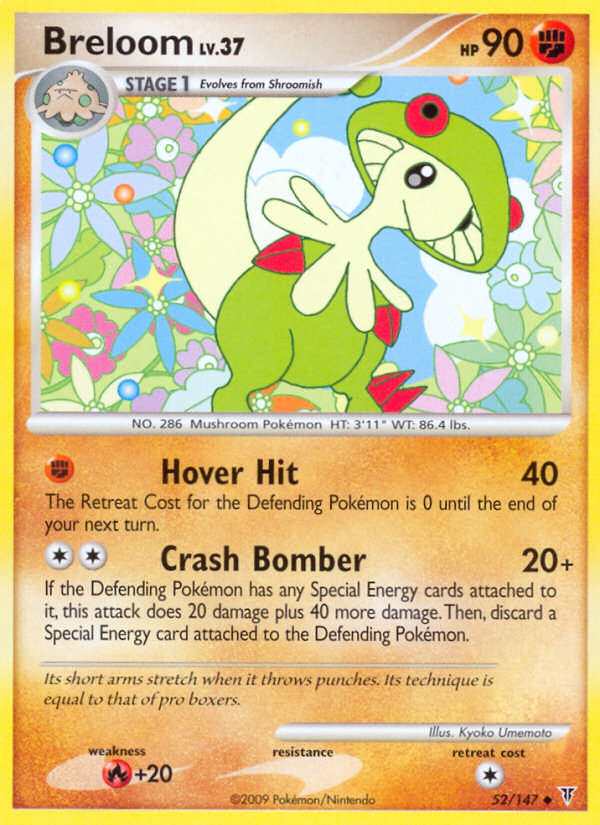 Breloom — illustrated card