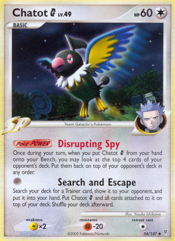 Chatot G — illustrated card