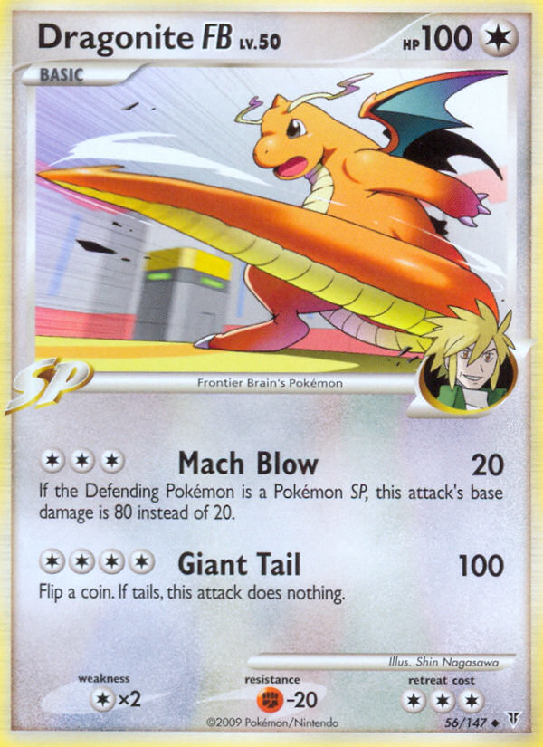 Dragonite FB — illustrated card