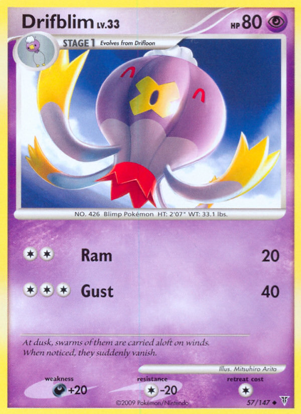 Drifblim — illustrated card