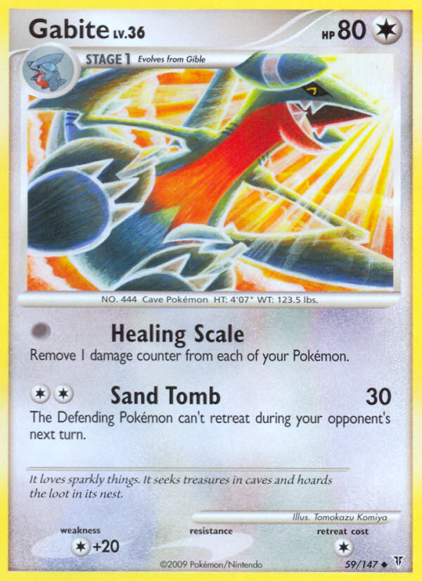 Gabite — illustrated card