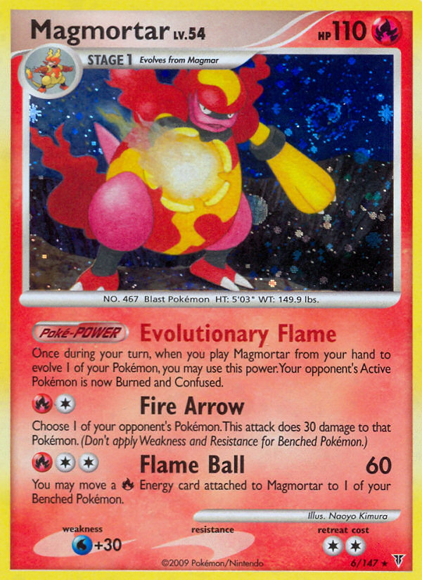 Magmortar — illustrated card