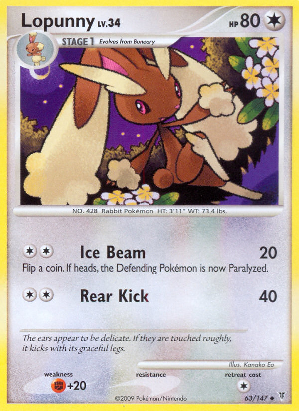 Lopunny — illustrated card