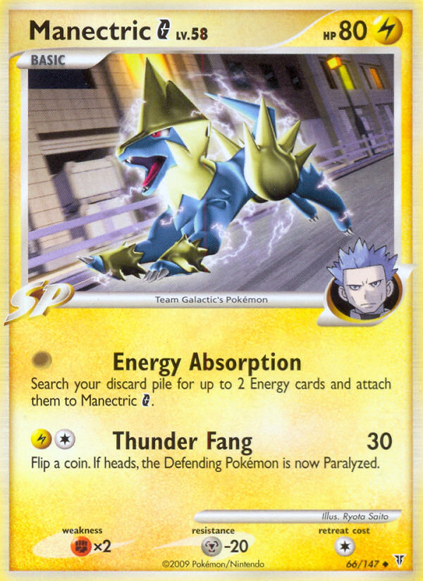 Manectric G — illustrated card
