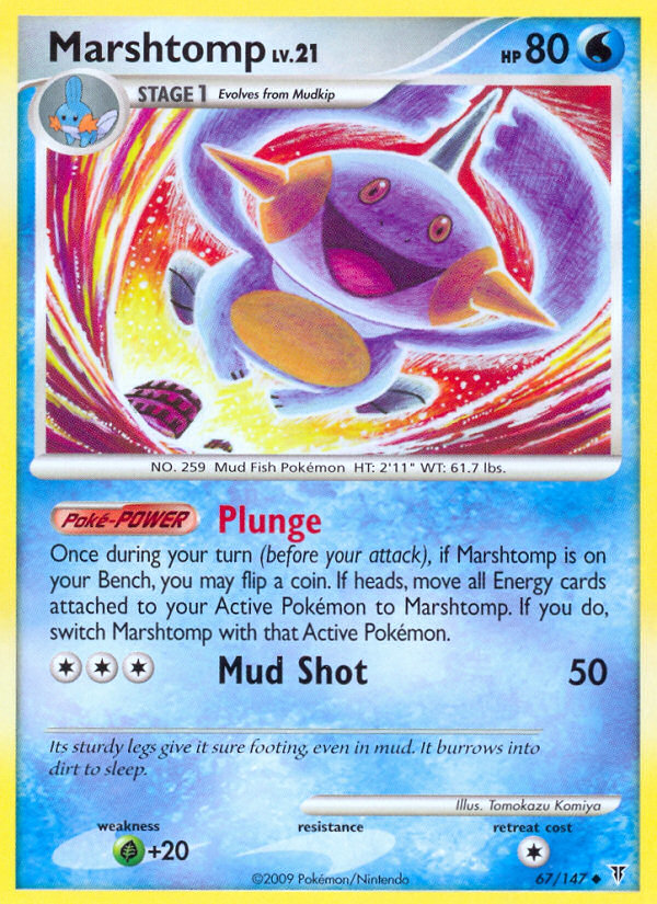 Marshtomp — illustrated card