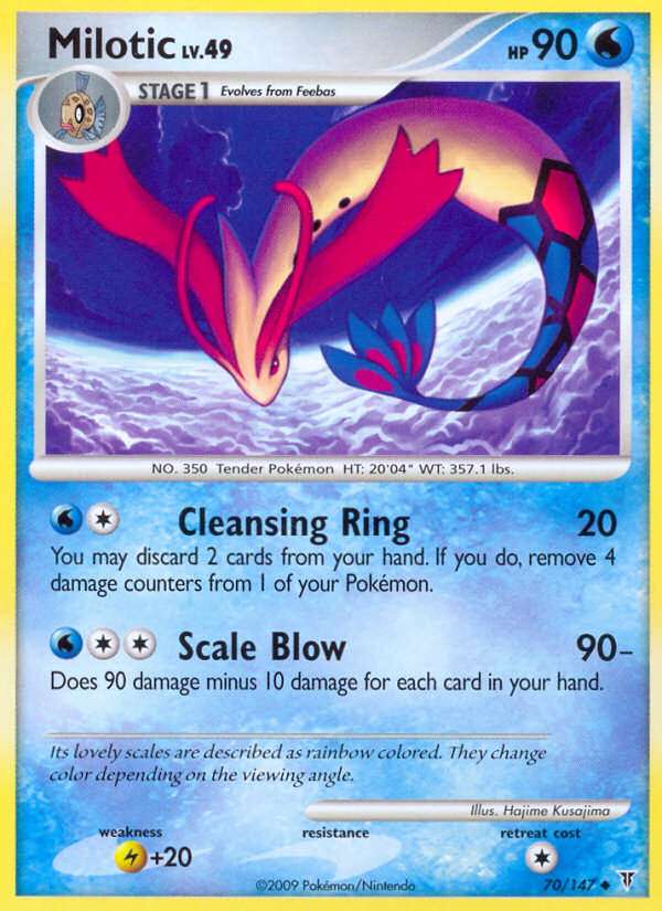 Milotic — illustrated card