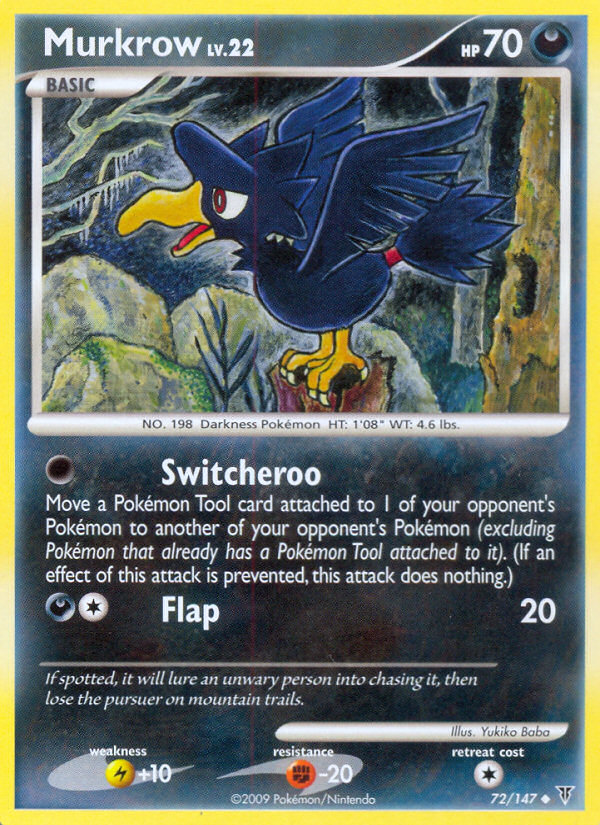 Murkrow — illustrated card