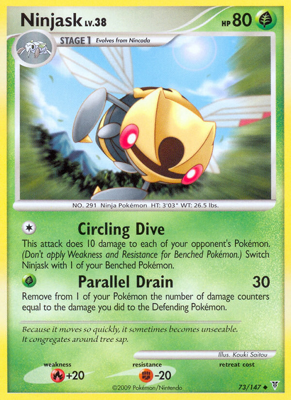 Ninjask — illustrated card