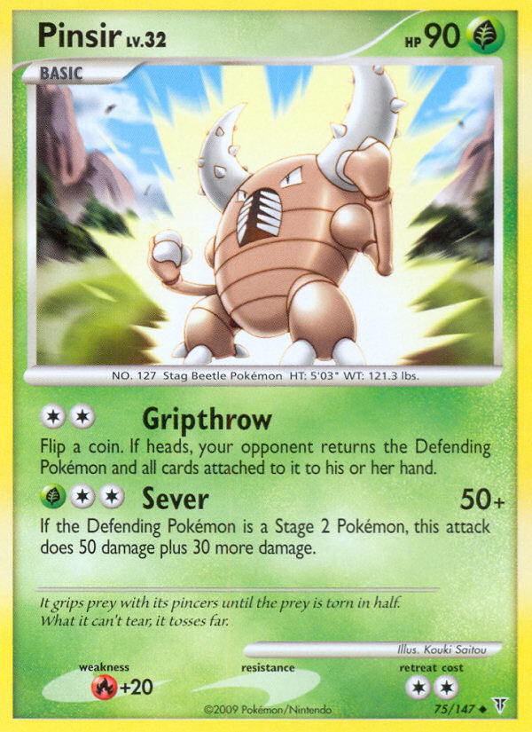 Pinsir — illustrated card
