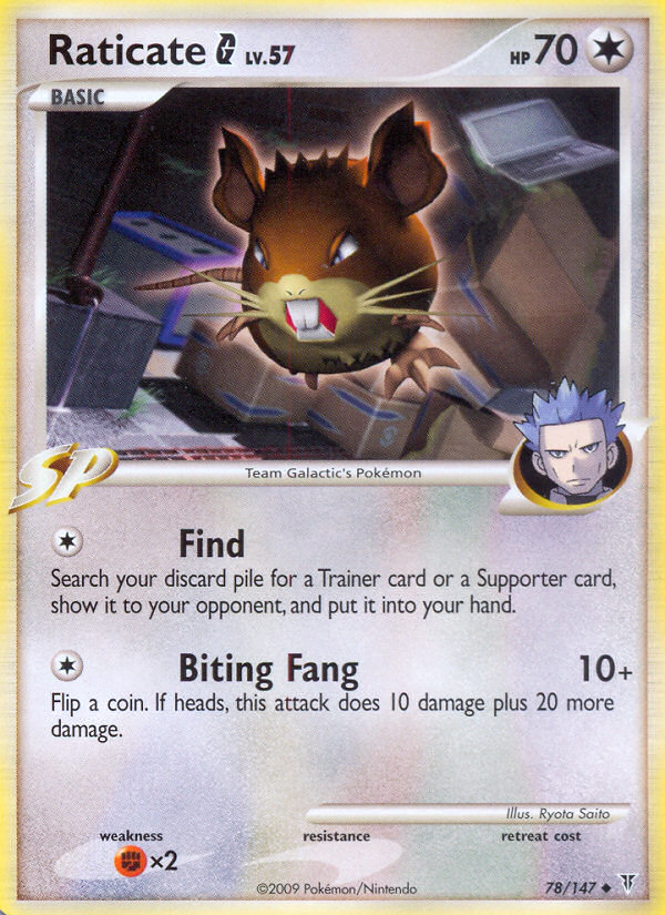 Raticate G — illustrated card