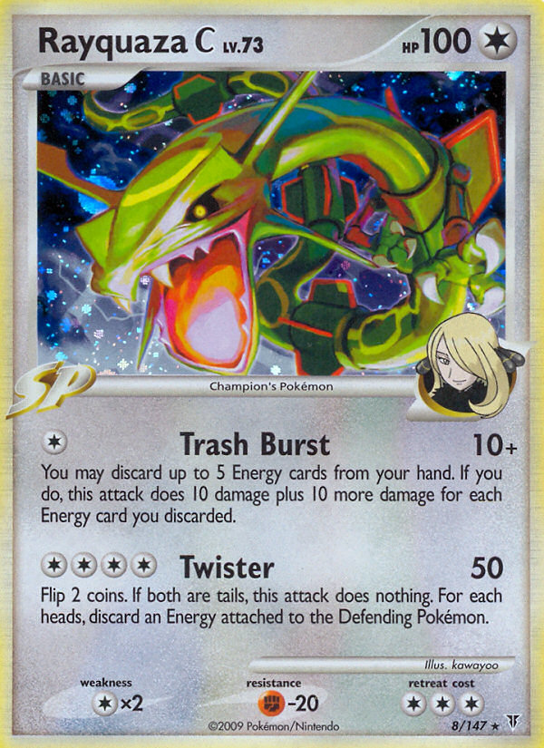 Rayquaza C — illustrated card