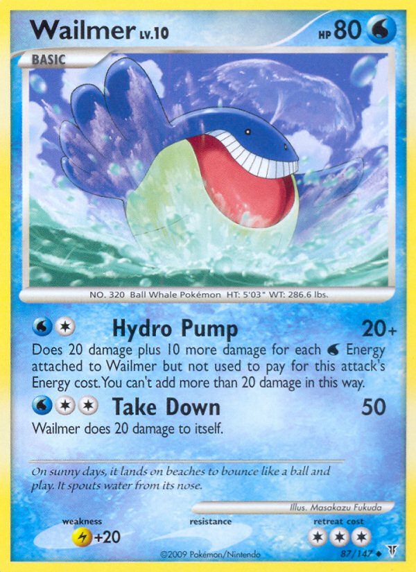 Wailmer — illustrated card